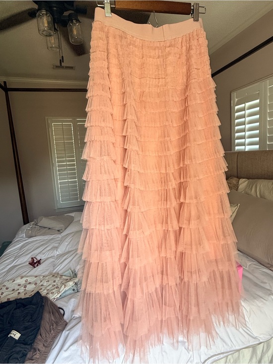 Amazon Dresses & Skirts - Amazon Women's Pink Tiered Tulle Maxi Skirt